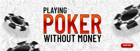poker without money online